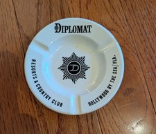 Vintage Diplomat Resort & Country Club Hollywood Florida Porcelain Ash Tray picture