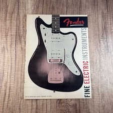 1959 Fender Full Line Catalog Original Vintage Guitars Amps Steel Jazzmaster picture