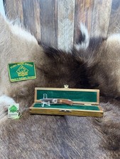 1985 Engraved Puma 700 Mini 4 Star Folder Knife And Jacaranda Handles Mint Box A picture