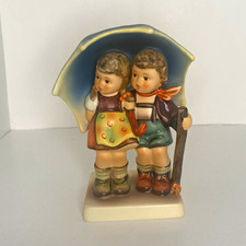 Goebel M.J. Hummel Stormy Weather #415 Hand Painted Porcelain Figurine Box picture