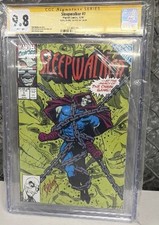 Sleepwalker 7 CGC 9.8 Signature Series Signed Bret Blevins White Pages Marvel picture