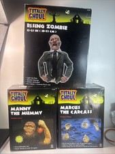 3 Halloween Totally Ghoul Decorations.  All Tested.  Manny, Marcus And Zombie. picture