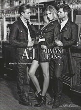 ARMANI JEANS 1-Page PRINT AD Fall 2013 CHLOE BELLO Tomas Skoloudik LAURIN KRAUSZ picture