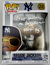 Funko Pop Sports Legends Reggie Jackson #22 Autographed BAS w/ Inscriptions picture