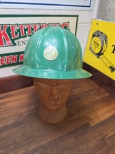 M31- Vintage Green Logging Helmet FIBREMETAL - Society Of American Foresters picture