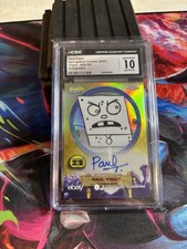Topps 2025 Chrome SpongeBob DoodleBob SA-DO Refractor Auto CGC 10 SDCC /10 picture