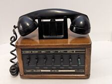 Dictograph Telephone Intercom Substation Vintage 1930/1940, Wood , Bakelite picture