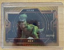 2025 Topps Chrome Disney Toy Story Rex /100 #7 Refractor picture