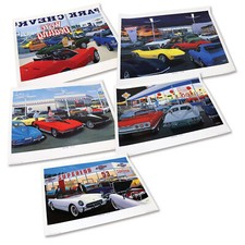 David Snyder Corvette Delivery Day Prints-Set of 5 Original Prints picture
