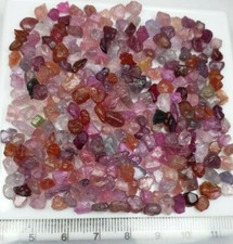 Burmese red & pink spinel river tumbled crystals, best for jewellery. 50 gm. SB2 picture