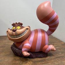 Disney Cheshire Cat Resin Statue Alice In Wonderland Big Fig Light-Up Rare picture