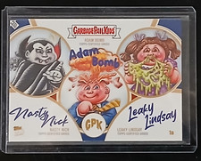 Topps Garbage Pail Kids 2024 Media Menace #1a Nasty Nick Adam Bomb Lindsay GPK picture