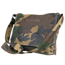 Croatian Army Woodland Camo Shoulder Bag - Genuine Military Surplus Satchel picture