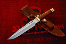 ASS Custom Handmade Model 1 All Purpose Fighting Bowie knife D2 Steel W/ Sheath picture