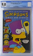 Simpsons Comics and Stories #1 CGC Graded 9.0 - 1993 Welsh Publishing picture
