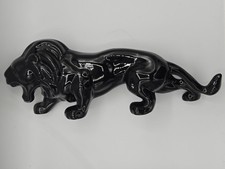 1950-60s MCM Black Crouching Lion Sculpture picture