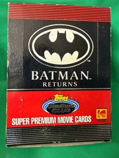 1992 Topps Batman Returns Movie Photo Cards Wax Box 36 Packs Sealed picture