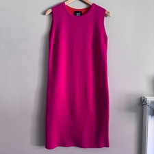 Akris Bergdorf Goodman Pink Sweater Tank Dress Size 8 picture