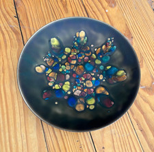 Vintage Kareka 9½″ Signed Copper & Enamel Art Plate – Hyannis Cape Cod Studio picture