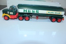 Vintage Hess Fuel Oils Toy Truck In Original Box Collectible Battery Operated picture