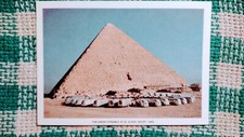 BEAUTIFUL POST CARD GREAT PYRAMID @ EL GIZZEH.EGYPT. picture