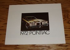 Original 1972 Pontiac Full Line Sales Brochure 72 GTO Firebird Formula picture