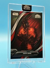 2024 Topps Chrome Black Star Wars DARTH BANE Red Refractor Wave SP 1/5 #SP-19 picture