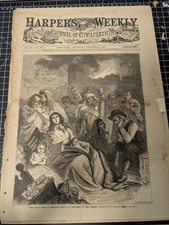 Harper’s Weekly – October 28, 1871 – Complete w/ Supplement (24 pp) | Great Chic picture