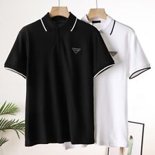 PRADA Men's Summer Polo Casual Short sleeved T-shirt Size M/L/XL 27 picture