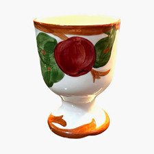 Franciscan Apple California Egg Cup, Fruit Pattern Round Pedestal, 3 in. 1 Cup picture