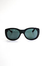 Dries Van Noten Womens Blue Tint Plastic Frame Sunglasses Black picture