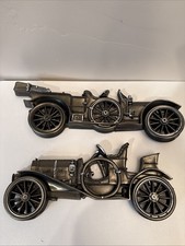 Miller Studio Wall Plaques Vtg 1978 Cars Set Of 2 picture