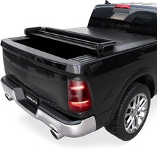 Soft Quad 5.7FT Truck Bed Tonneau Cover Compatible for 2009-2026 Dodge Ram 1500  picture