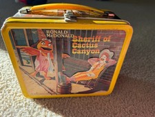VINTAGE 1982 McDONALDS LUNCHBOX WITH THERMOS picture