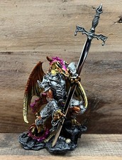 Dragon Knight Orange Resin Figurine 8