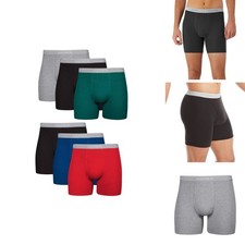 Hanes Mens Briefs Cool Dri Moisture-wicking Cotton 6 Pack Large Assorted picture