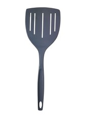 Vintage Hoan Wide 5 Slotted Country Blue Nylon Plastic Spatula 11