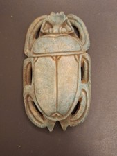 Unique Hand-made Hand-carved Egyptian Scarab Symbol Amulet of Transformation picture