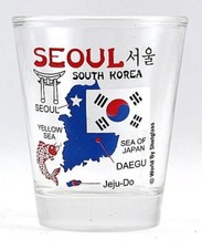 SEOUL SOUTH KOREA SHOT GLASS SHOTGLASS picture