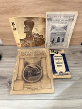 Vintage B&O Baltimore Ohio Railroad Ephemera Lot 1912 1913 1954 Magazines picture