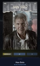 Han Solo Silver 10cc Resist Legendary - Star Wars Card Trader We Are The Spark picture