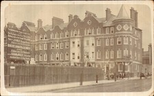 Kensington Sloane Avenue Draycott Place London UK Postcard. 1900s RPPC Old UK picture