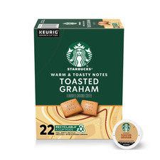Starbucks Toasted Graham, Hot or Iced Coffee, Flavored K-Cup Coffee Pods,22Count picture