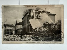 WWI Châlons-sur-Marne France Bombing Ruins Postcard Guerre 1914–1918 picture