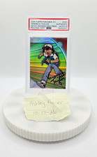 Topps 2000 Pokémon TV Ash Ketchum HV1 Veronica Taylor Auto PSA/DNA 10 picture