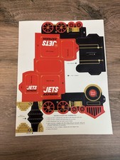 Vintage 1950s Ball-Band Red Ball Jets Express Train Paper Punch-Out Toy Premium picture