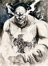 DC Villains: Darkseid - 9x12 Original Art by Gavin Smith w/COA - Not a Print picture