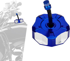 ATV Gas Cap,Cnc Gas Fuel Tank Cap Cover with Air Vent Hose for YFZ picture