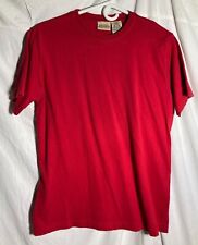 Vtg. St. John's Bay 100% Cotton Short Sleeve Crew Neck T-Shirt Women's Red Small picture