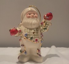 Lenox 2016 Santa's Christmas Lights Holiday Ornament picture
